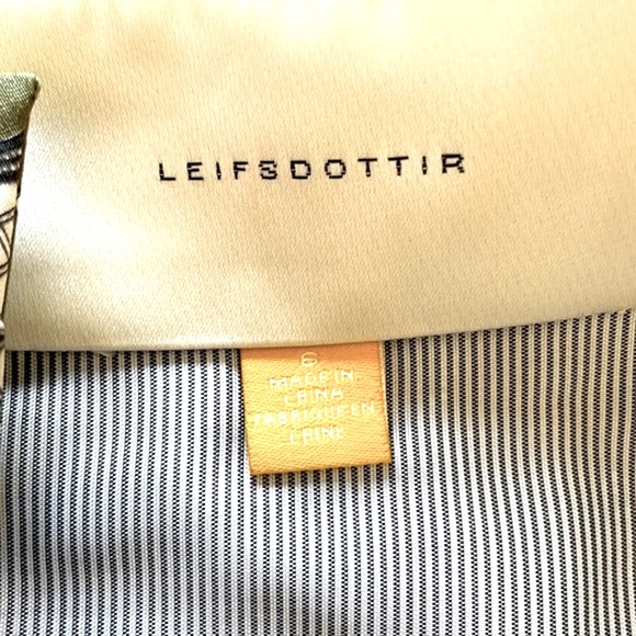 ANTHROPOLOGIE➕Leifsdottir Olive Bow Embellished Skirt - Picture 6 of 7